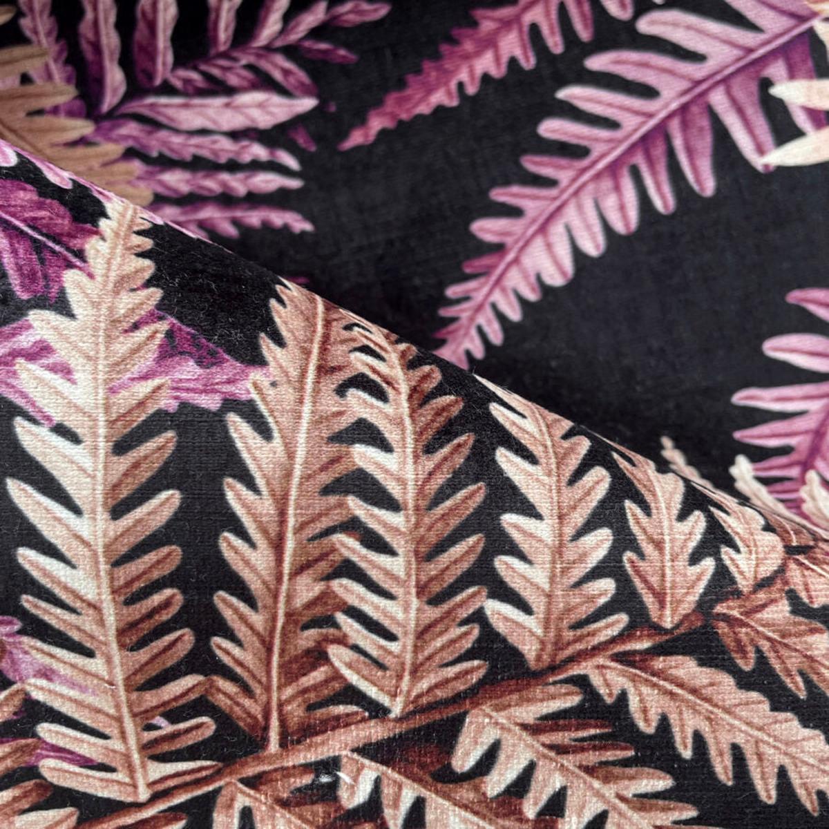 Avalana Bridgewater Fern Autumn Recycled Velvet Fabric