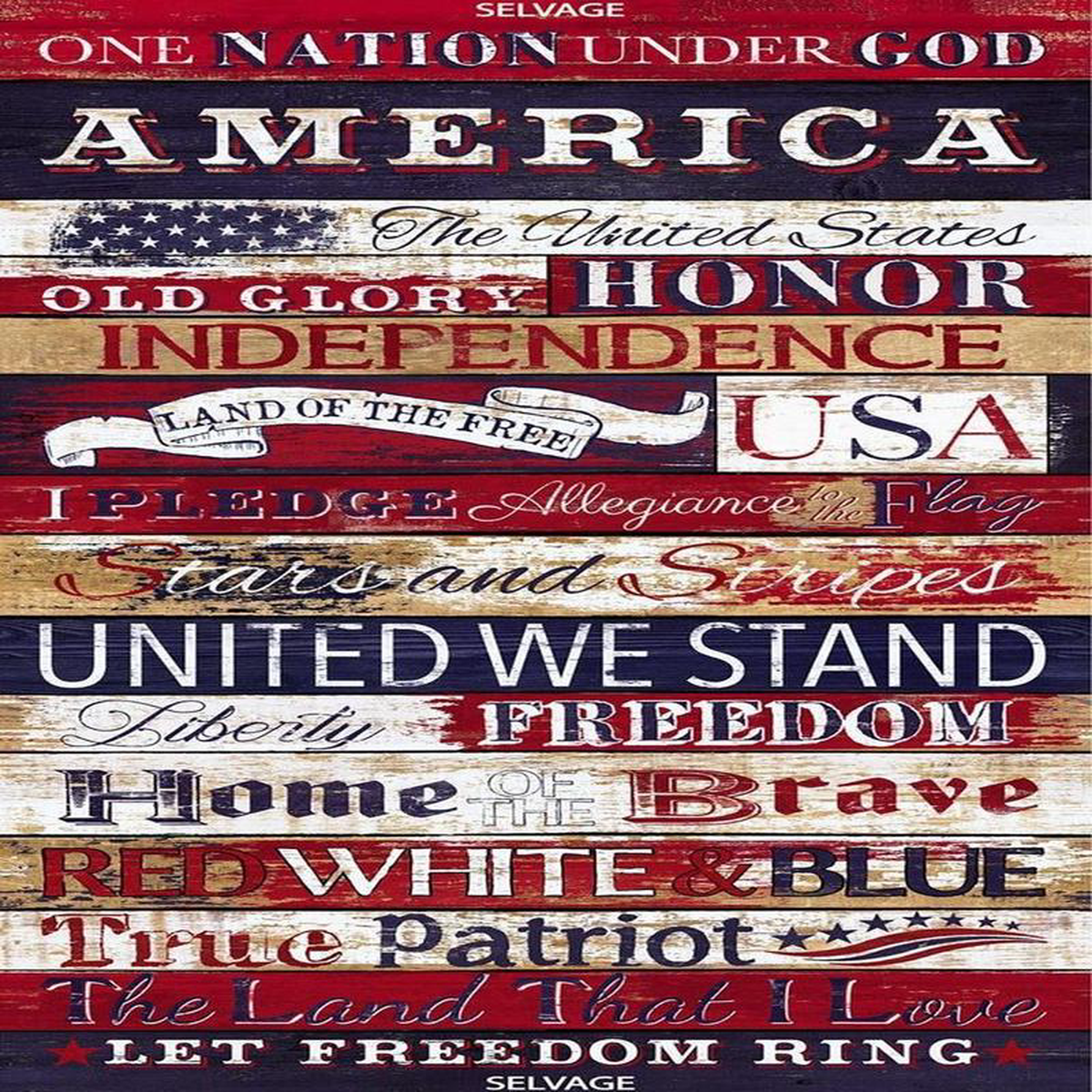 Pledge of Allegiance Panel C7044