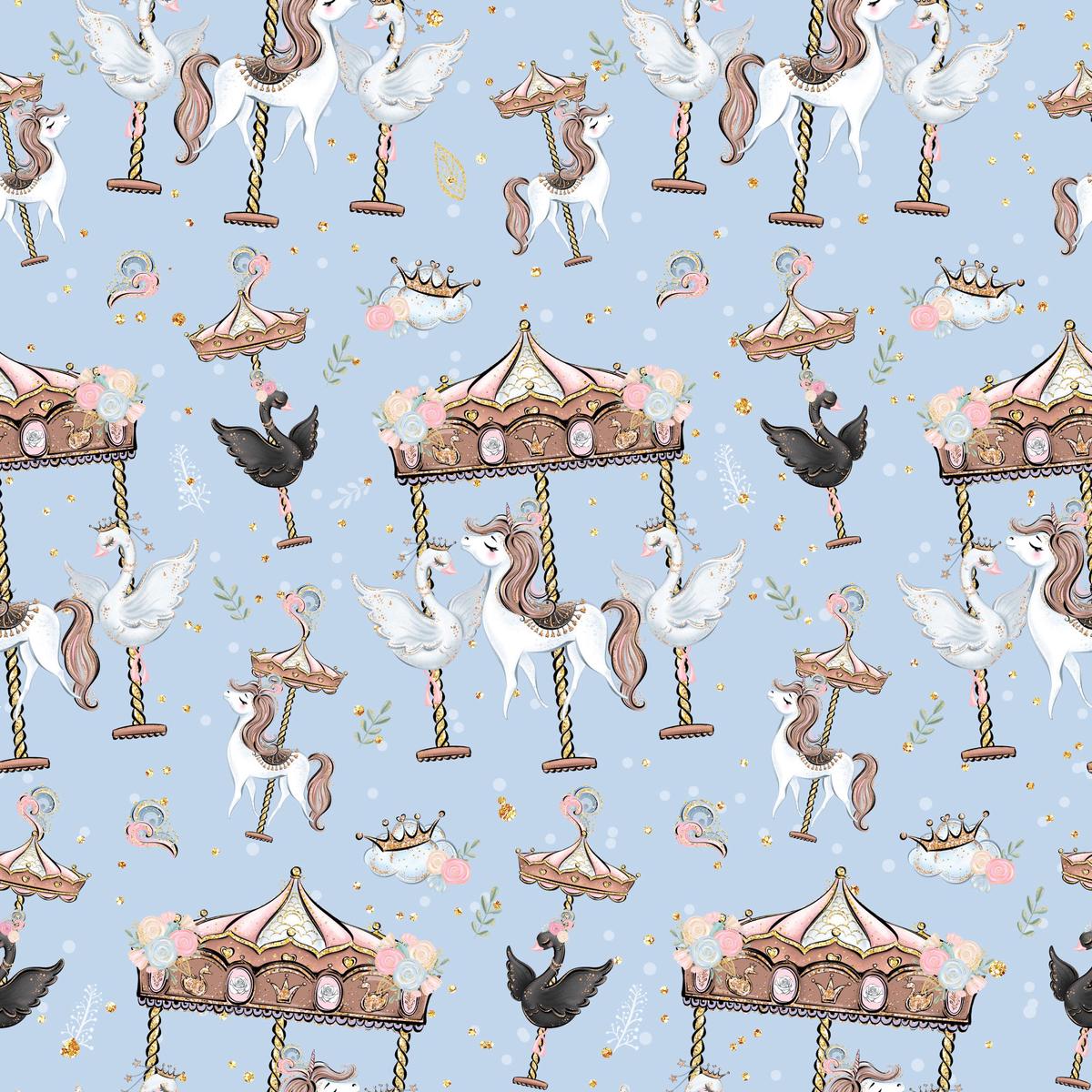 Sweet Ballerina Pattern 6 Quilting Cotton Fabric