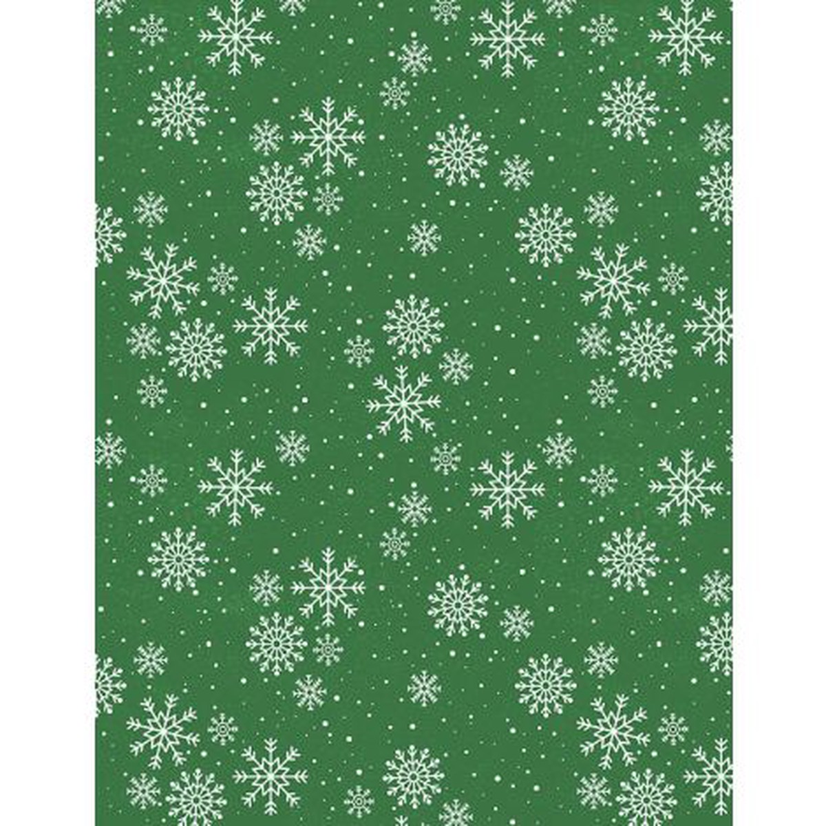 WL Snowflakes Green Snowy Gnomies