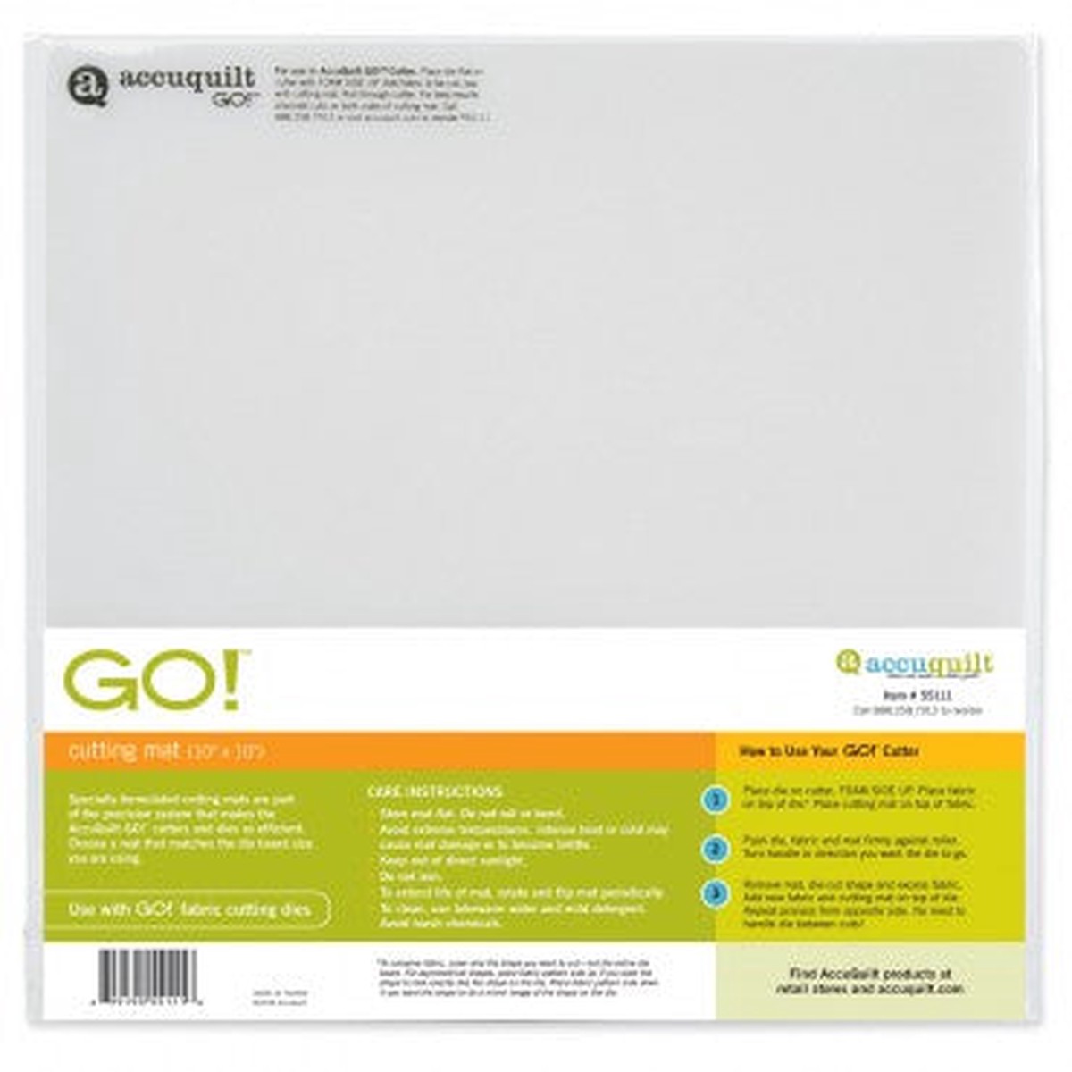 AccuQuilt GO! Cutting Mat 10"x10" #55111
